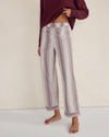 IVORY/BURGUNDY BERRY