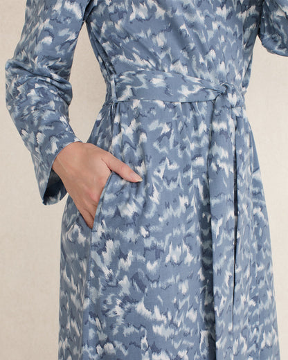 ORGANIC COTTON JERSEY WAVE ROBE | Talbots