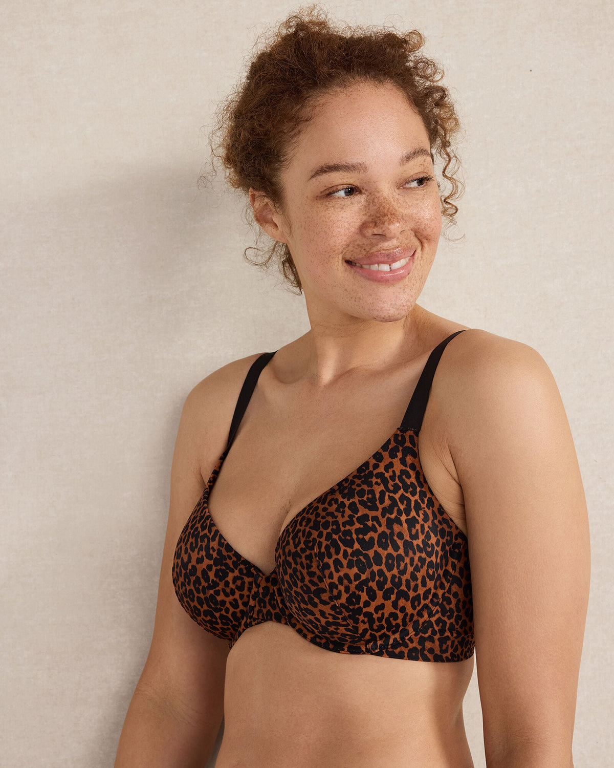 HAVEN WELL WITHIN X TALBOTS EMBRACE LUXE LEOPARD PERFECT COVERAGE BRA | Talbots
