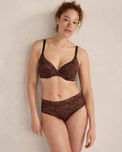 HAVEN WELL WITHIN X TALBOTS EMBRACE LUXE LEOPARD PERFECT COVERAGE BRA | Talbots