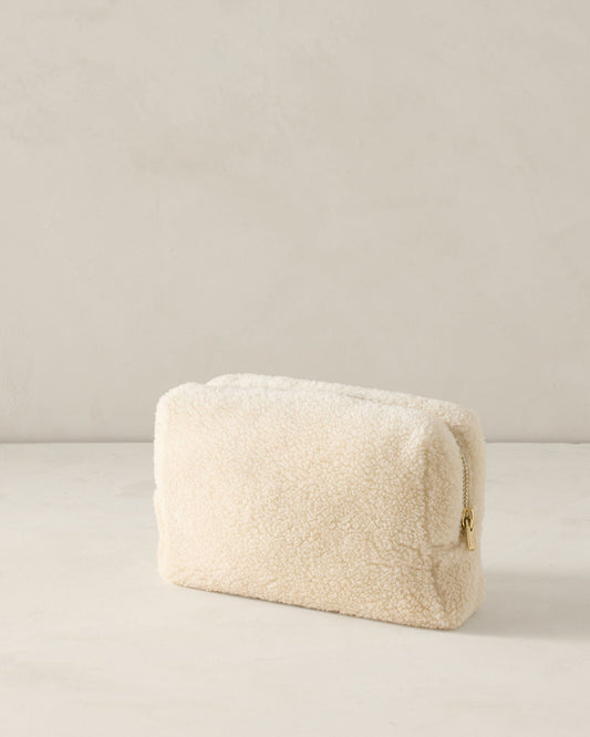 SHERPA COSMETIC BAG, SMALL | Talbots