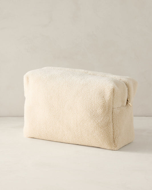 SHERPA COSMETIC BAG, LARGE | Talbots
