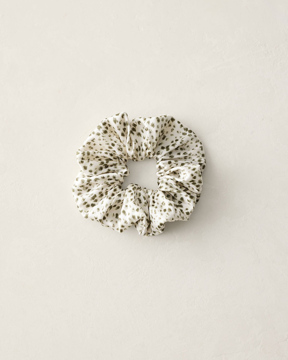 WASHABLE SILK ANIMAL DOT SCRUNCHIE | Talbots