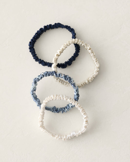 WASHABLE SILK HAIR TIES — WAVE MULTI | Talbots