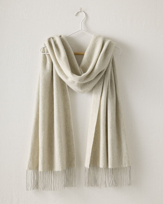 CASHMERE HERRINGBONE WOVEN SCARF | Talbots