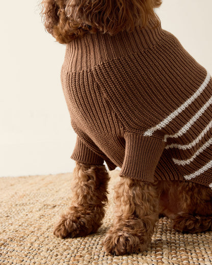 ORGANIC COTTON STRIPED DOG SWEATER | Talbots