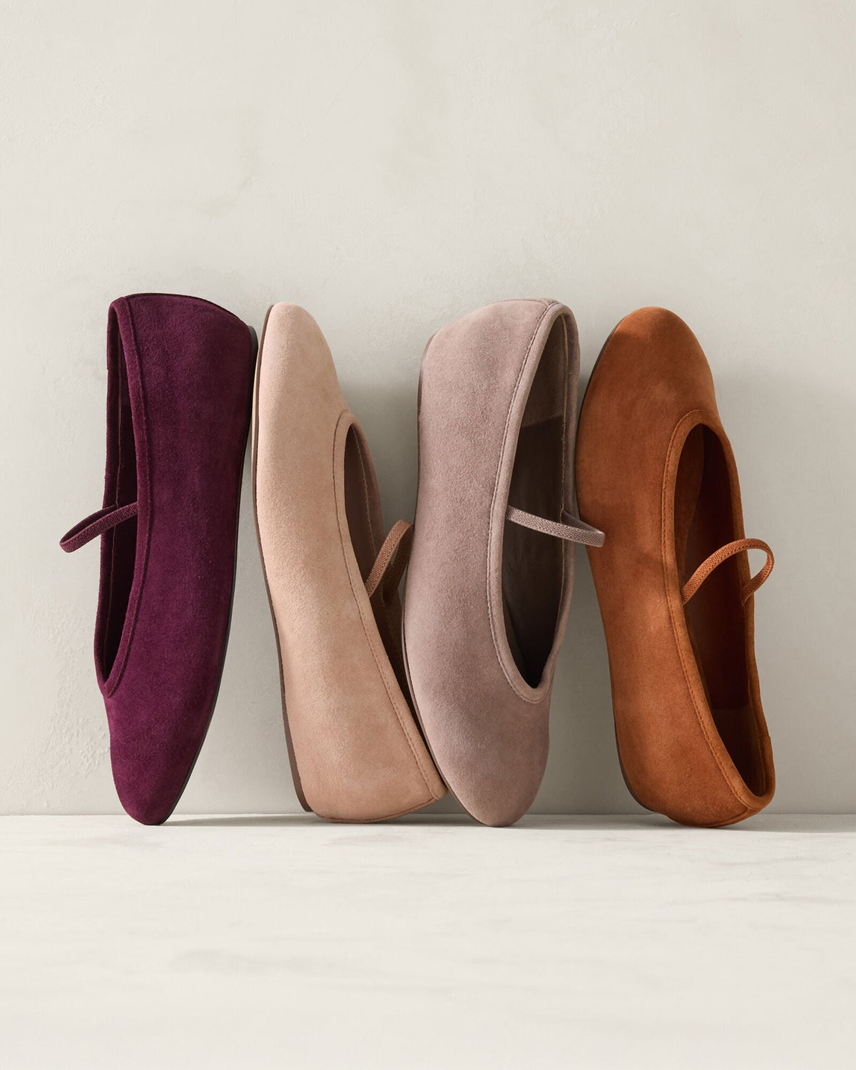SUEDE MARY JANE BALLET FLATS | Talbots