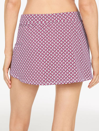 MIRACLESUIT® VENTED SKIRT - LEAF DOTS | Talbots
