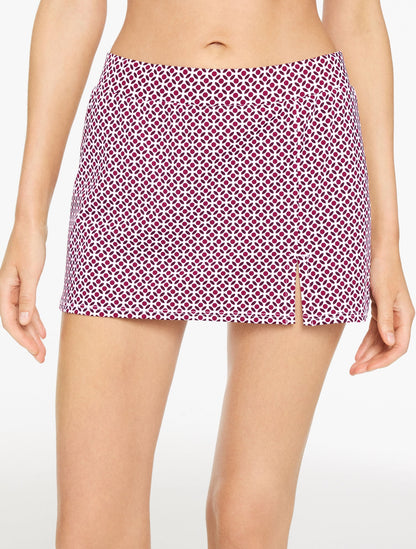 MIRACLESUIT® VENTED SKIRT - LEAF DOTS | Talbots