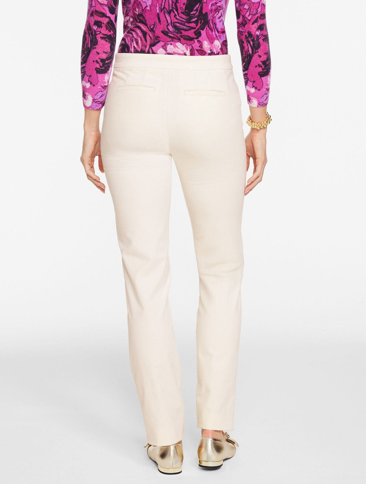 STRAIGHT LEG STRETCH VELVETEEN PANTS | Talbots