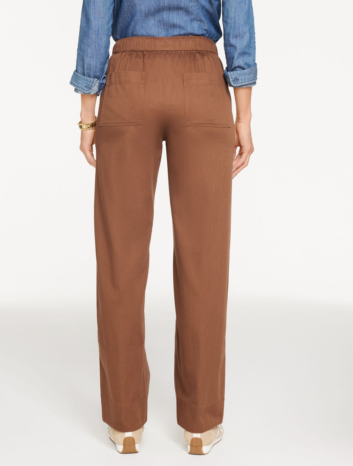 STRAIGHT LEG PULL-ON PANTS | Talbots