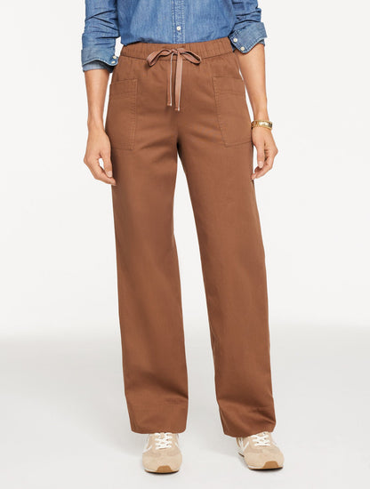 STRAIGHT LEG PULL-ON PANTS | Talbots