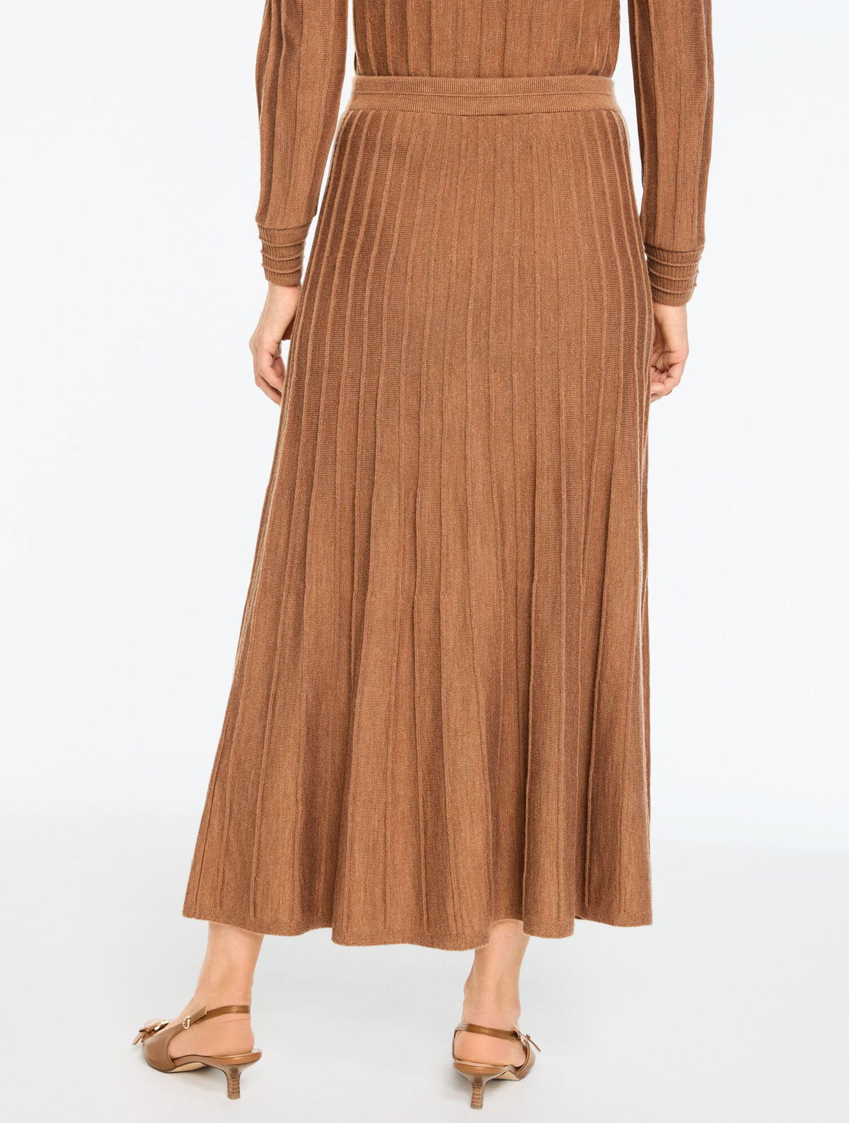 PLEATED FIT & FLARE SKIRT | Talbots