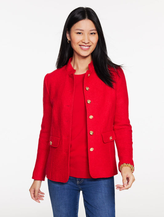 BERKSHIRE WOOL OFFICER JACKET | Talbots