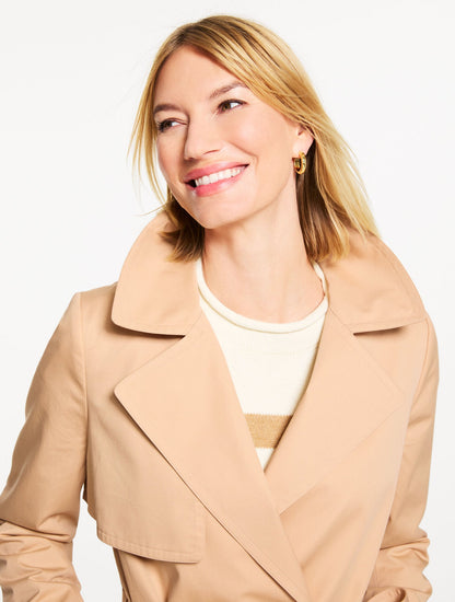 DRAPEY TRENCH COAT | Talbots