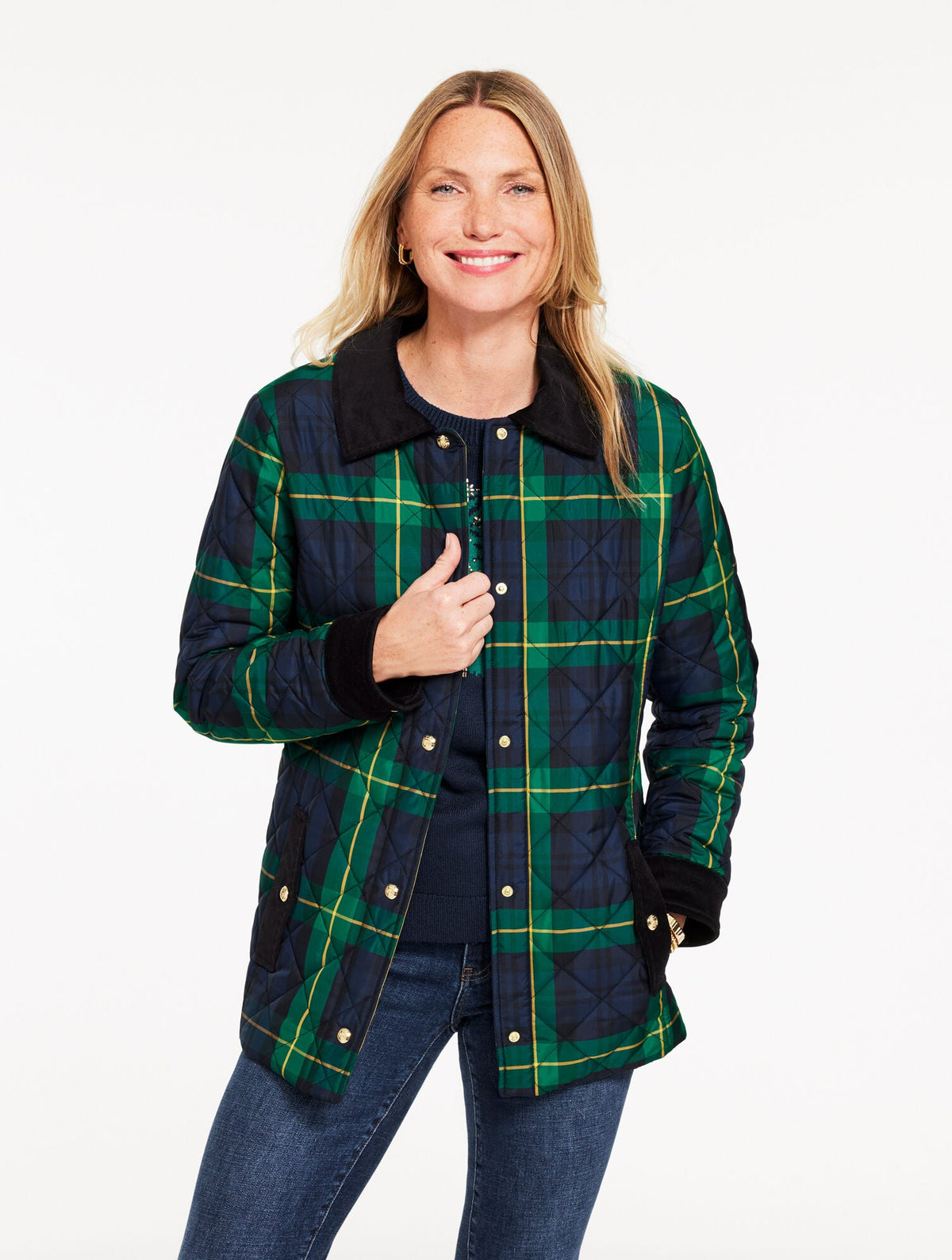 PUFFER JACKET - SLOANE TARTAN | Talbots