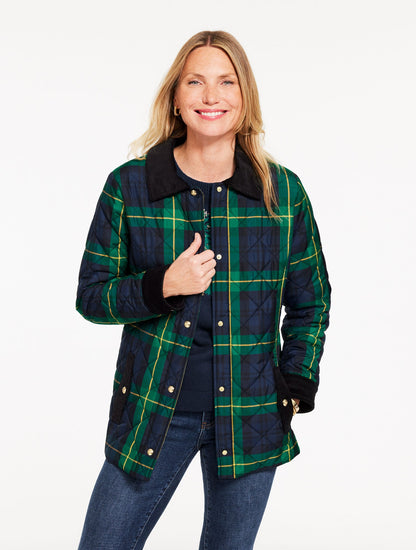 PUFFER JACKET - SLOANE TARTAN | Talbots