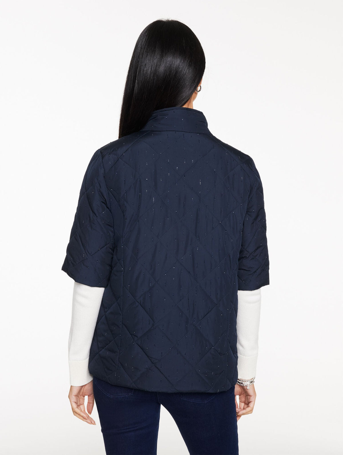 STUDDED PUFFER JACKET | Talbots