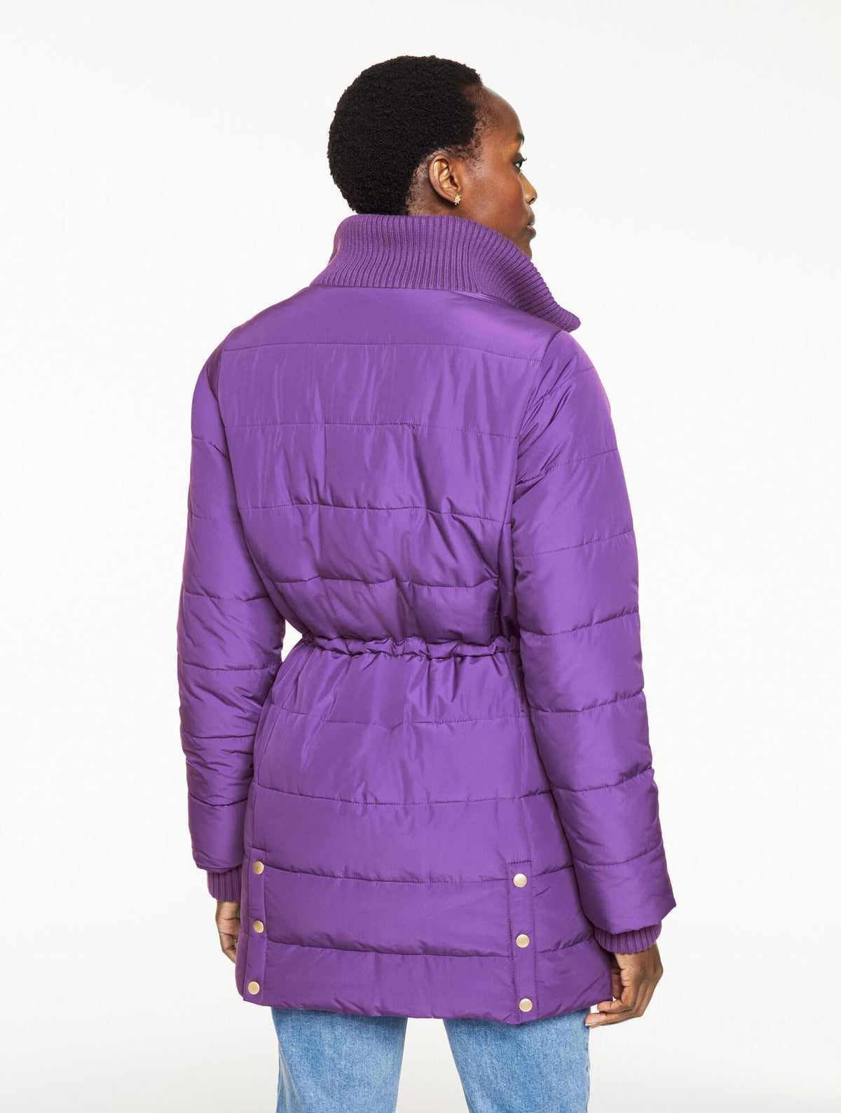 CABLE KNIT QUILTED JACKET | Talbots