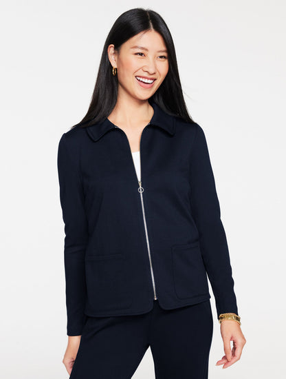 PASSPORT PONTE LADY JACKET | Talbots