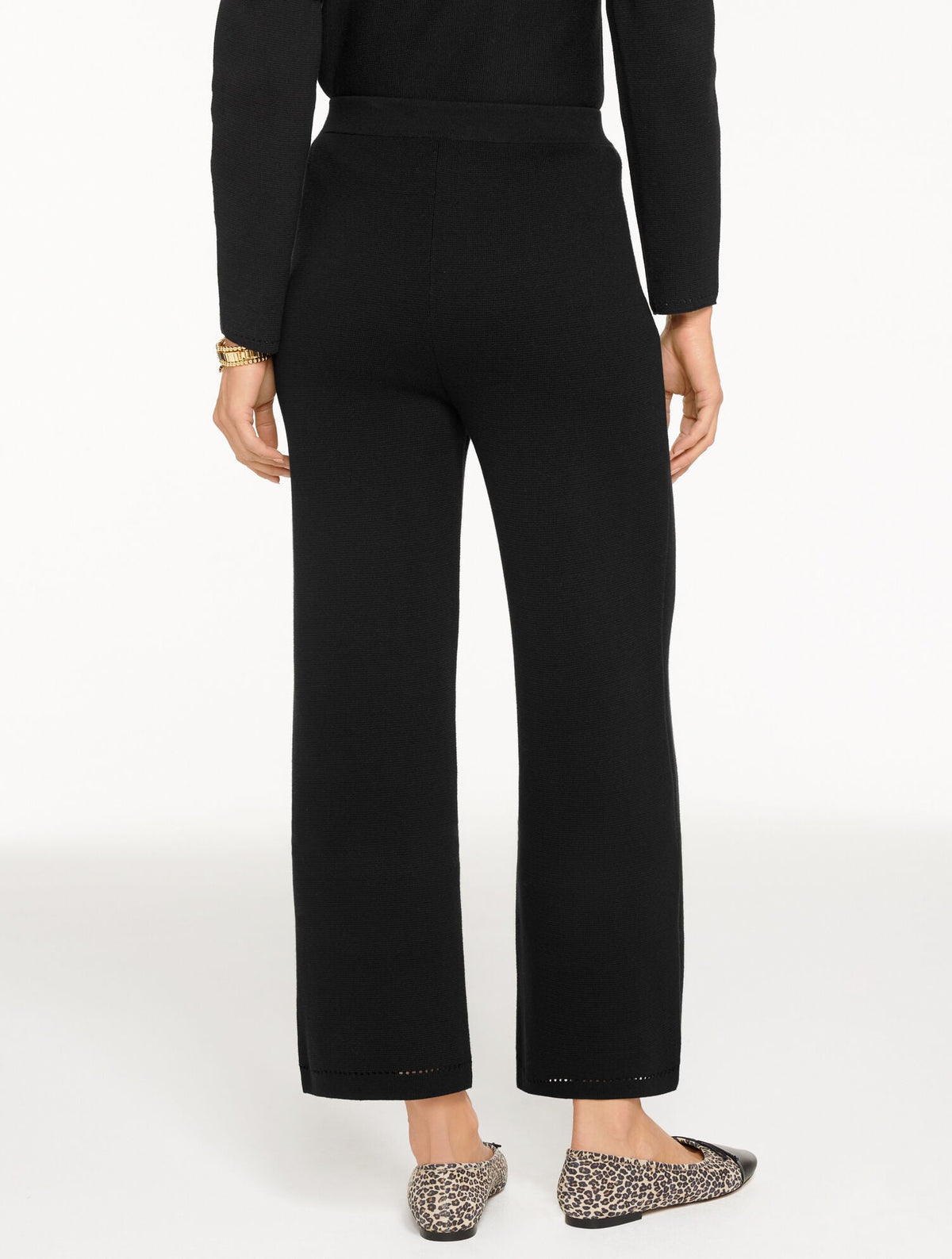 STRAIGHT LEG SWEATER STUDIO PANTS | Talbots