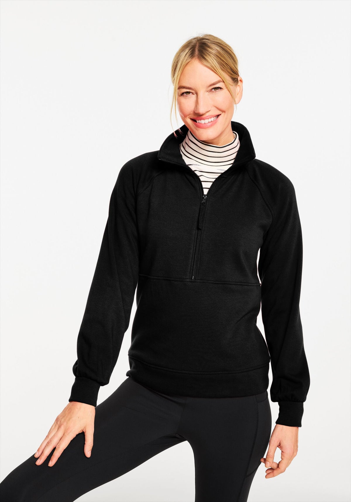 COZY CLOUD HALF-ZIP PULLOVER | Talbots