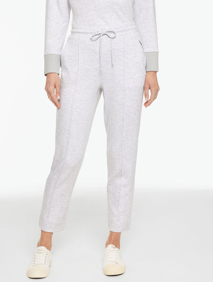 AIRKNIT STRETCH TAPERED LEG PANTS - HEATHERED | Talbots