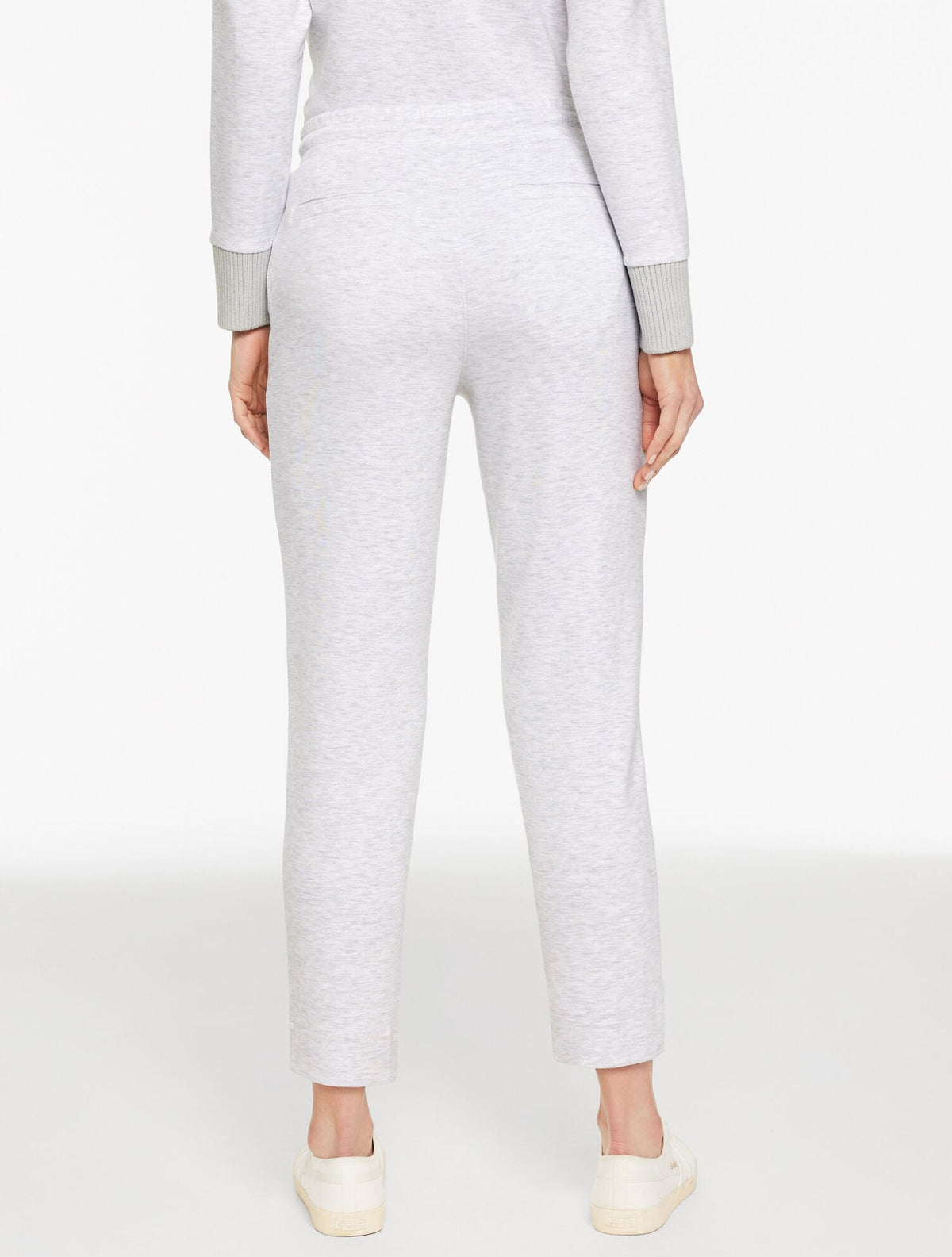 AIRKNIT STRETCH TAPERED LEG PANTS - HEATHERED | Talbots