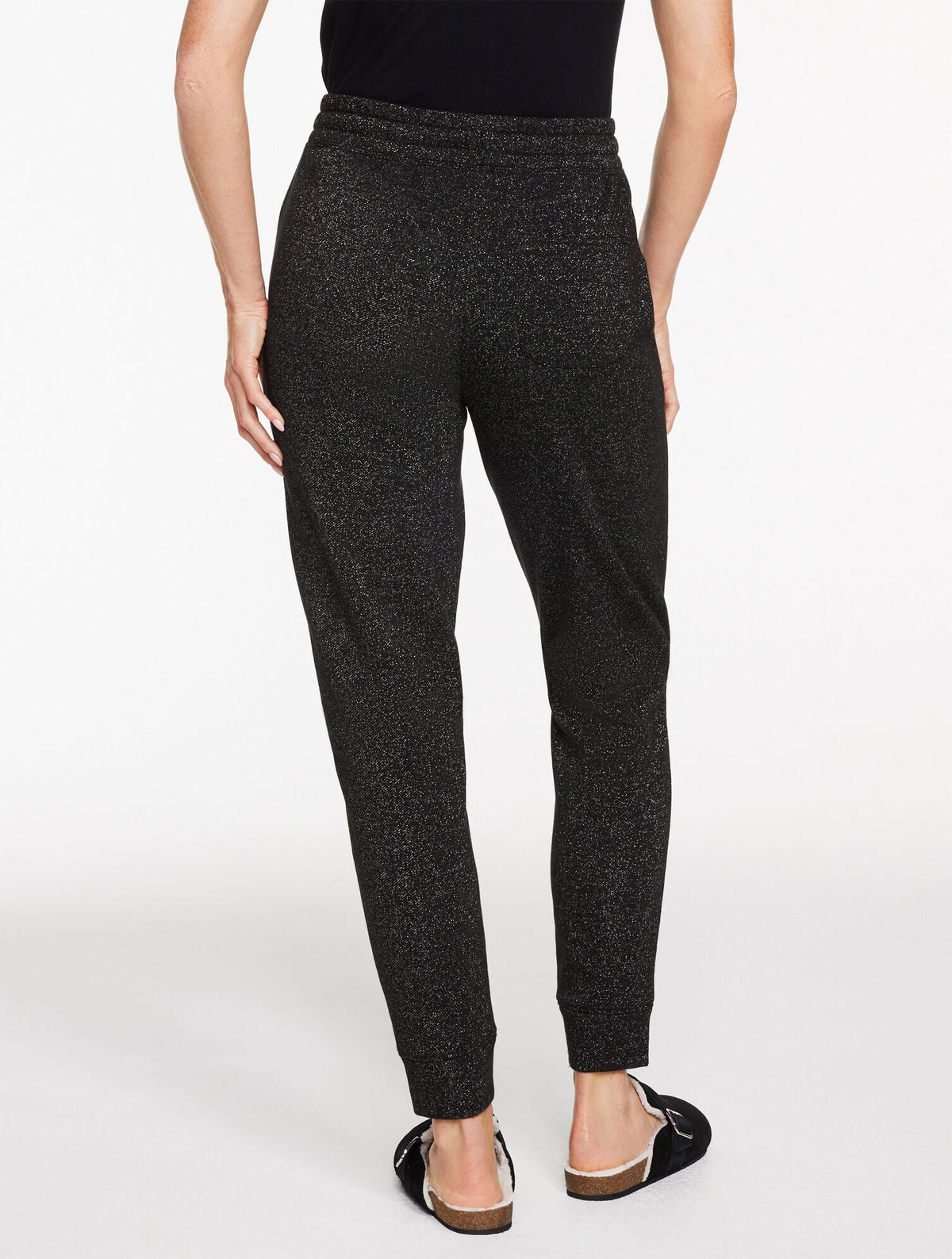 BRUSHED METALLIC JOGGERS | Talbots