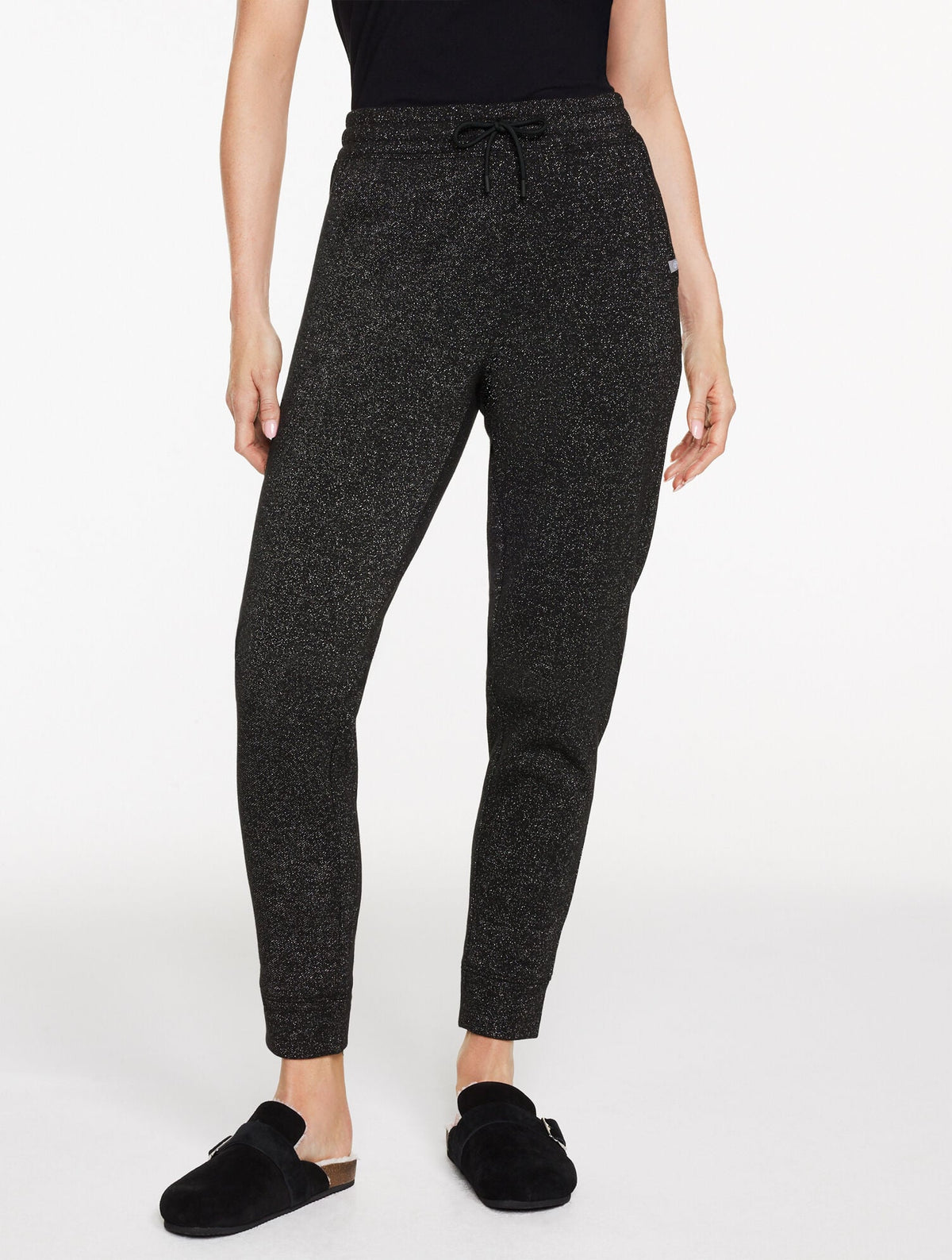 BRUSHED METALLIC JOGGERS | Talbots