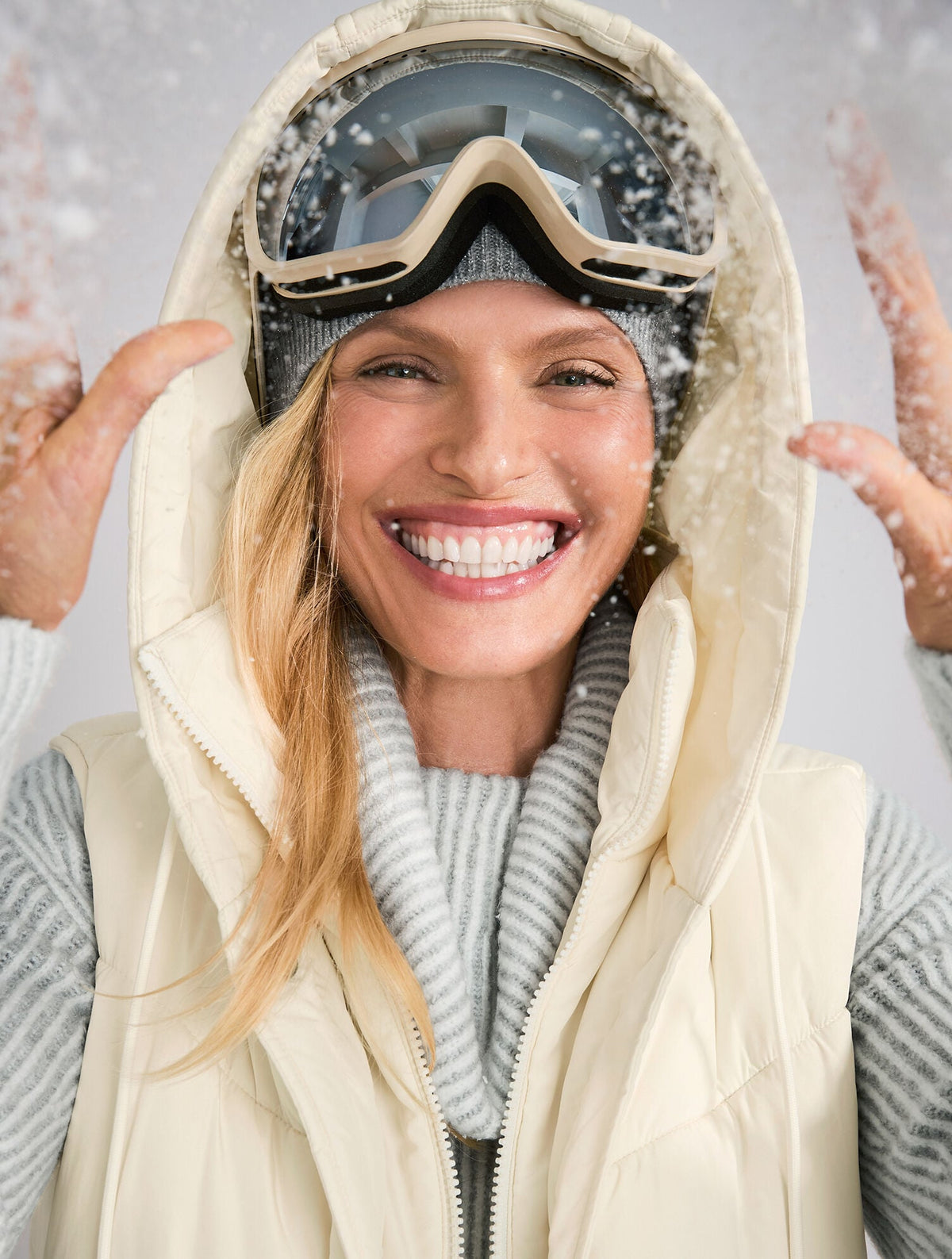 HOODED PUFFER VEST | Talbots