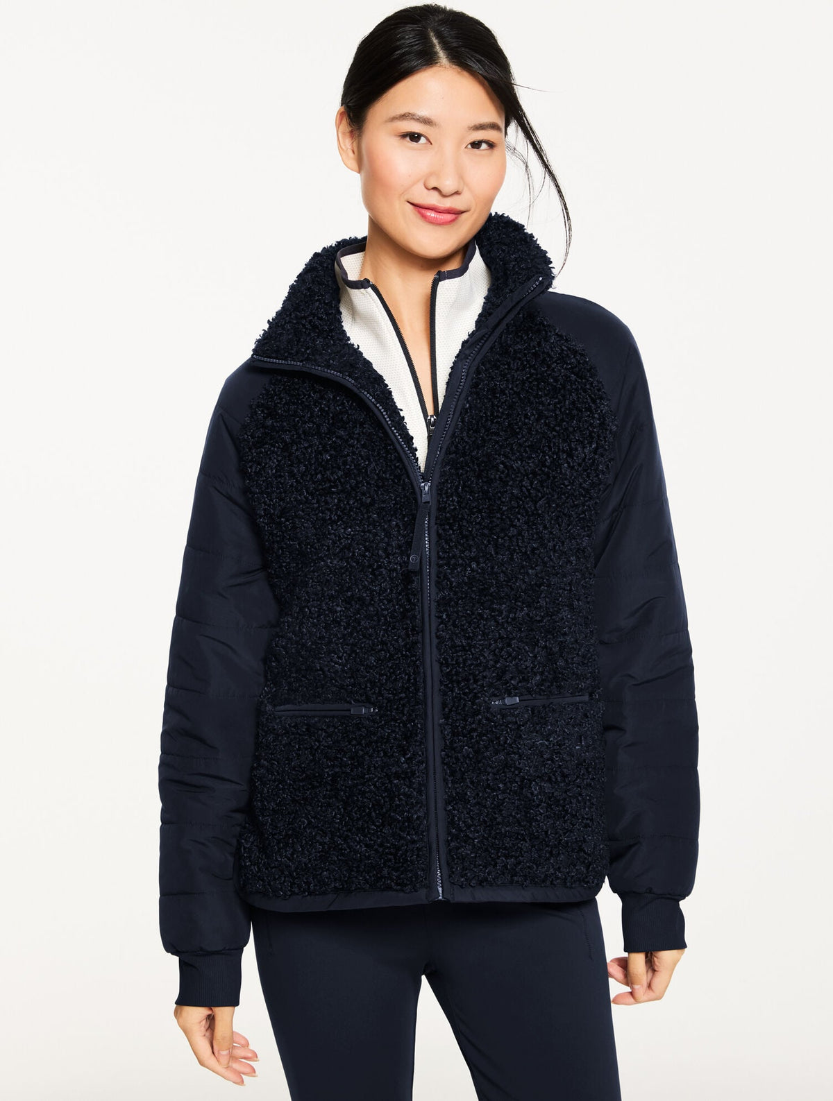 QUILTED SHERPA JACKET | Talbots