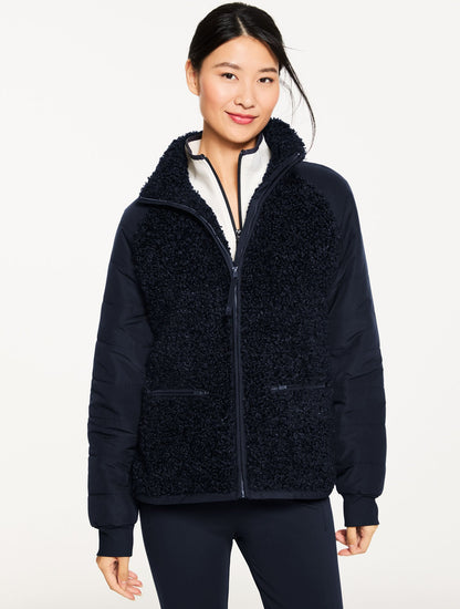 QUILTED SHERPA JACKET | Talbots