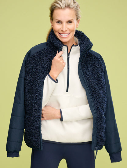 QUILTED SHERPA JACKET | Talbots