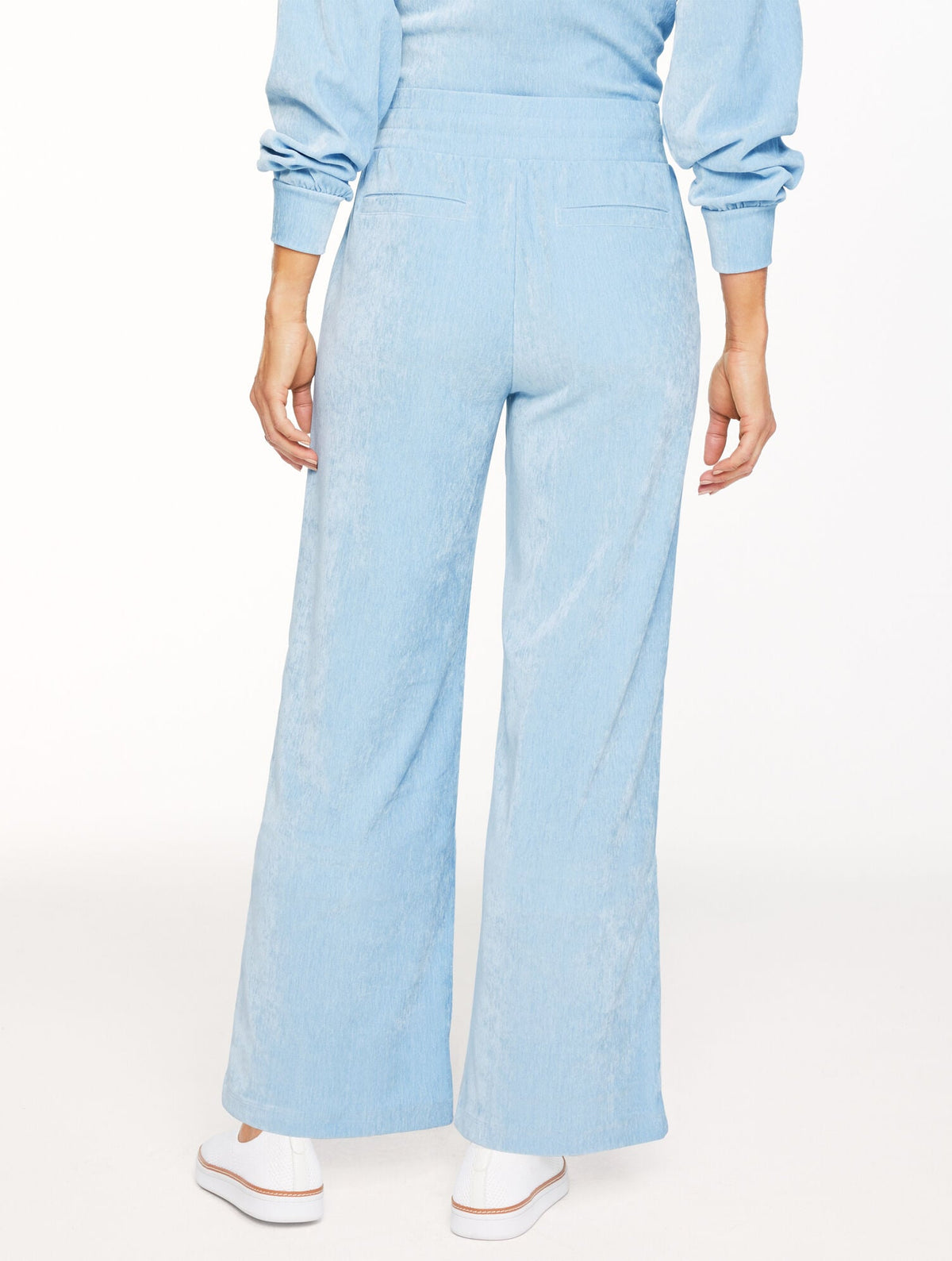 VELOUR WIDE LEG PANTS | Talbots