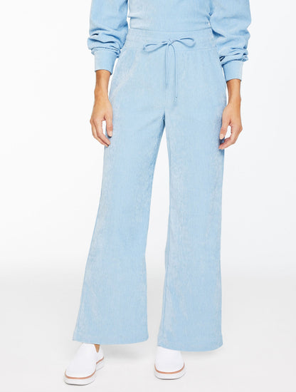 VELOUR WIDE LEG PANTS | Talbots