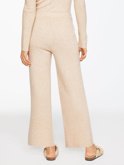 WIDE LEG SWEATER PANTS - TIPPED | Talbots