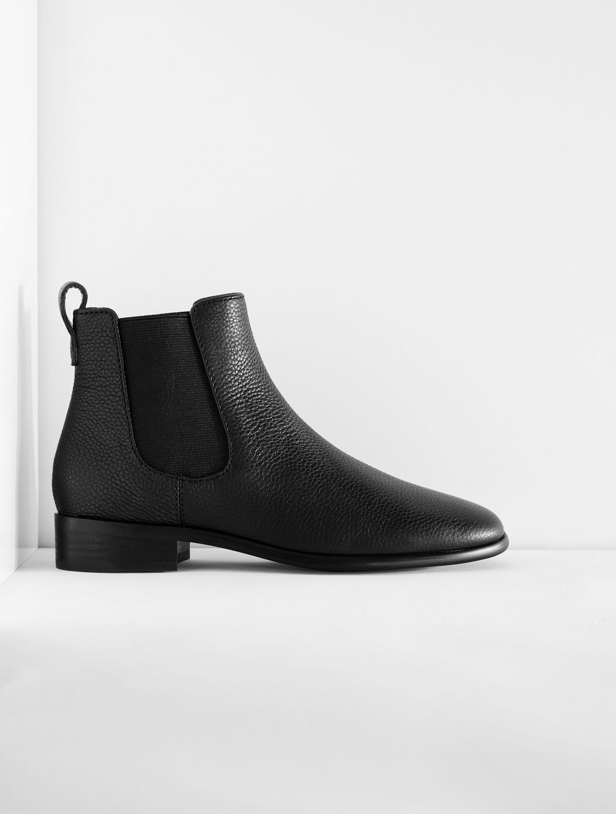 BRIGHTON PEBBLE LEATHER ANKLE BOOTS | Talbots