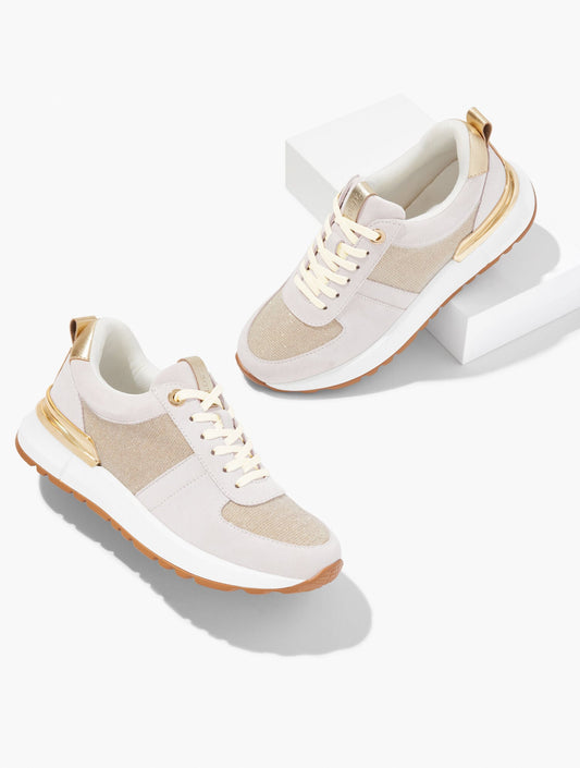 DARBY SUEDE METALLIC SNEAKERS | Talbots