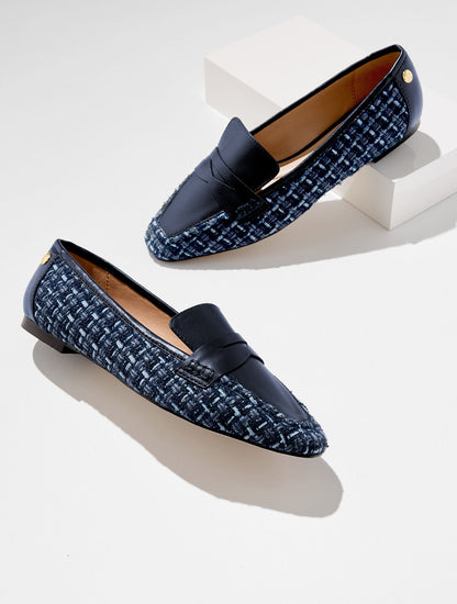 ERIN LOAFERS - OCEAN TWEED | Talbots