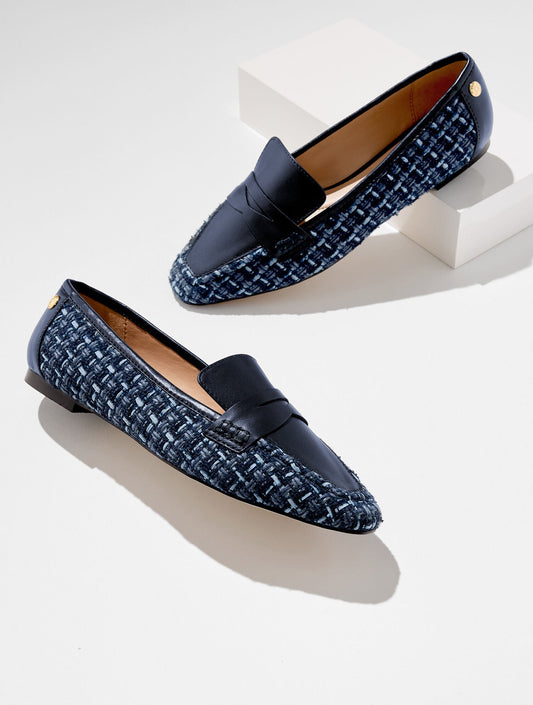 ERIN LOAFERS - OCEAN TWEED | Talbots