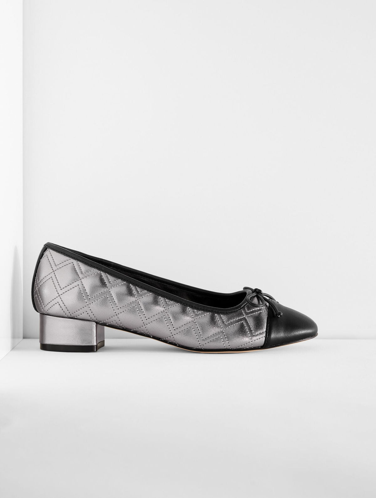 GABRIEL QUILTED METALLIC NAPPA PUMPS | Talbots