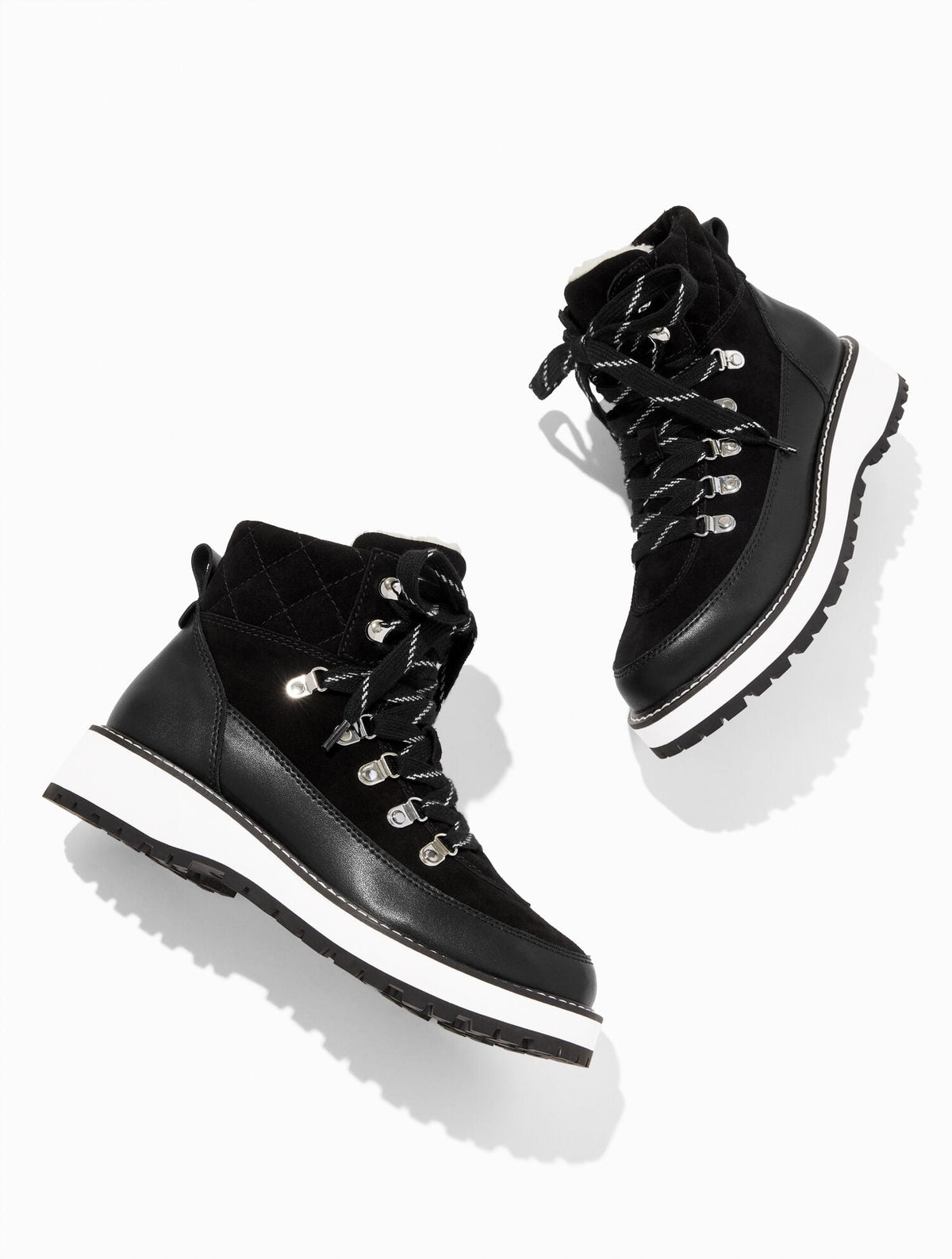 JULES SUEDE & LEATHER HIKER BOOTS | Talbots