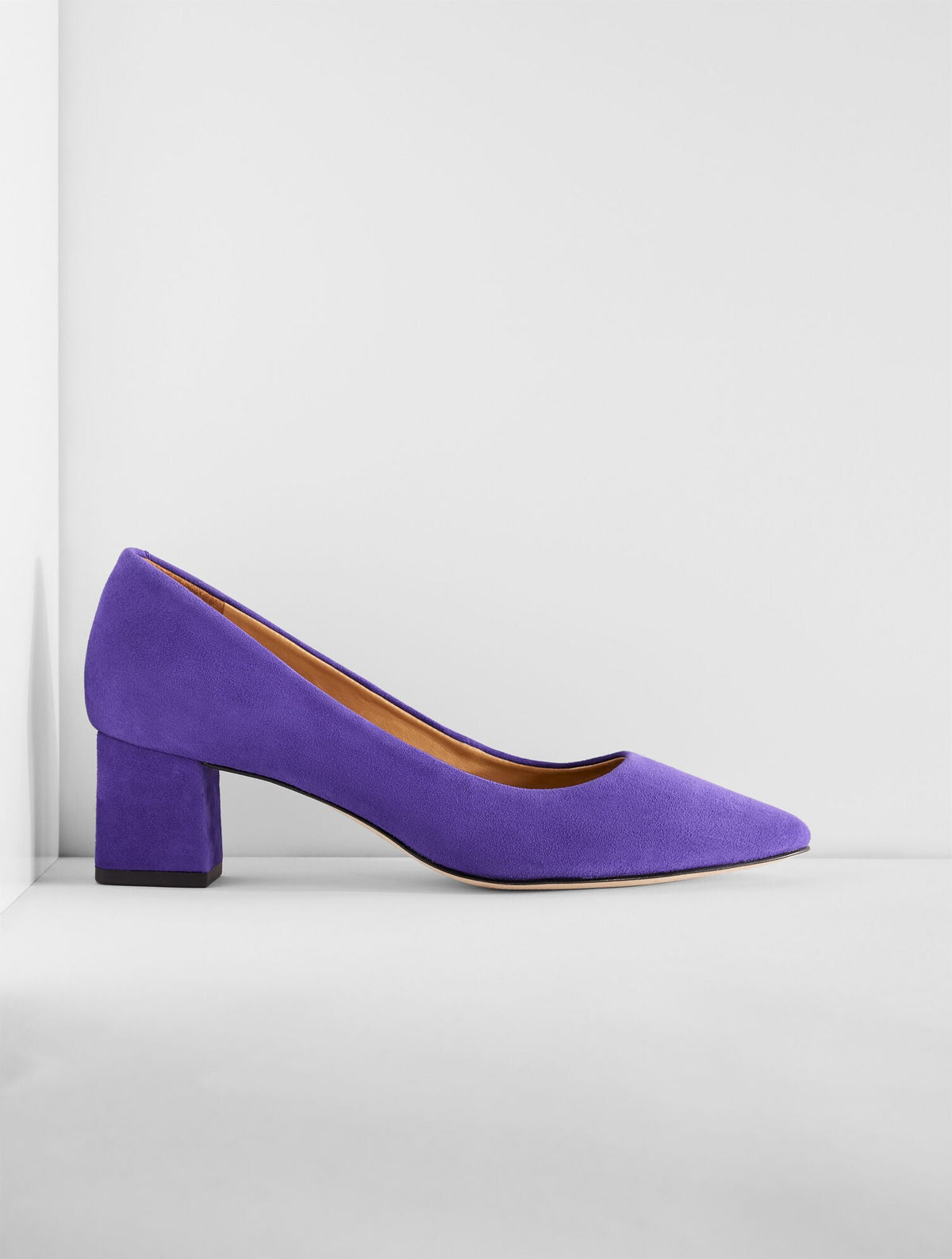 KAYLA SUEDE BLOCK HEEL PUMPS | Talbots