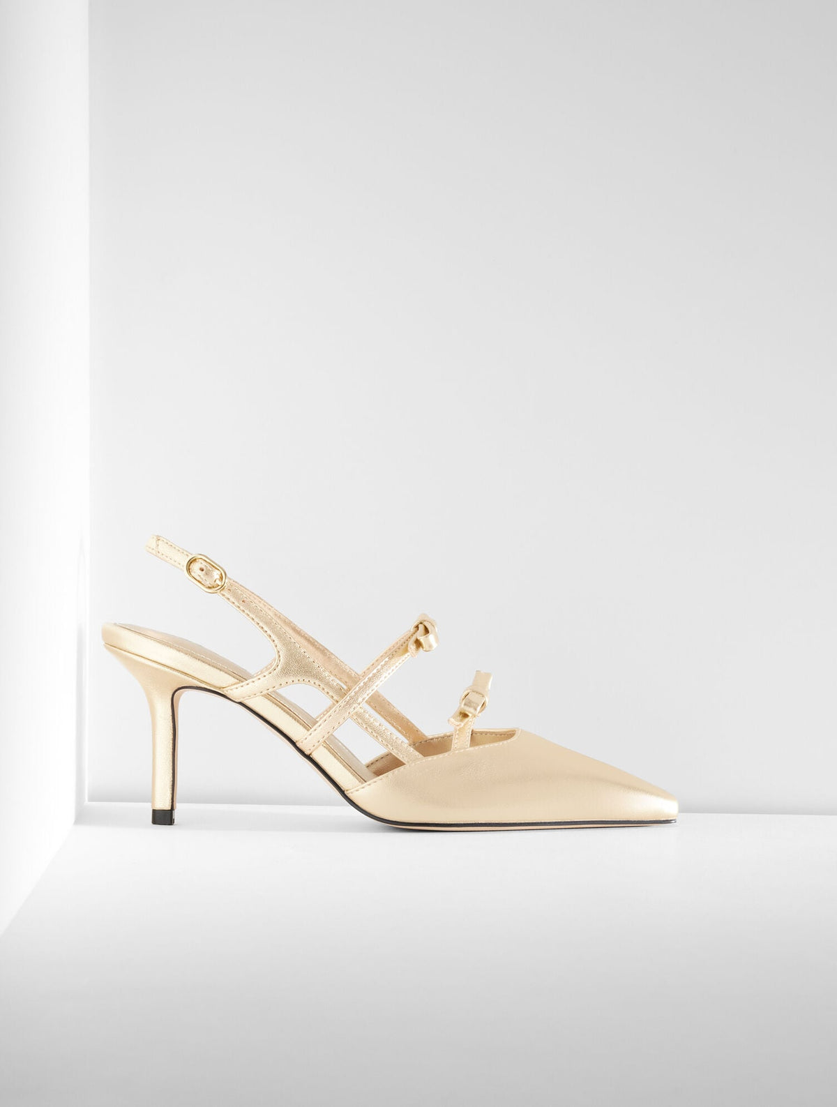 LIBBY SLINGBACK NAPPA PUMPS - METALLIC | Talbots