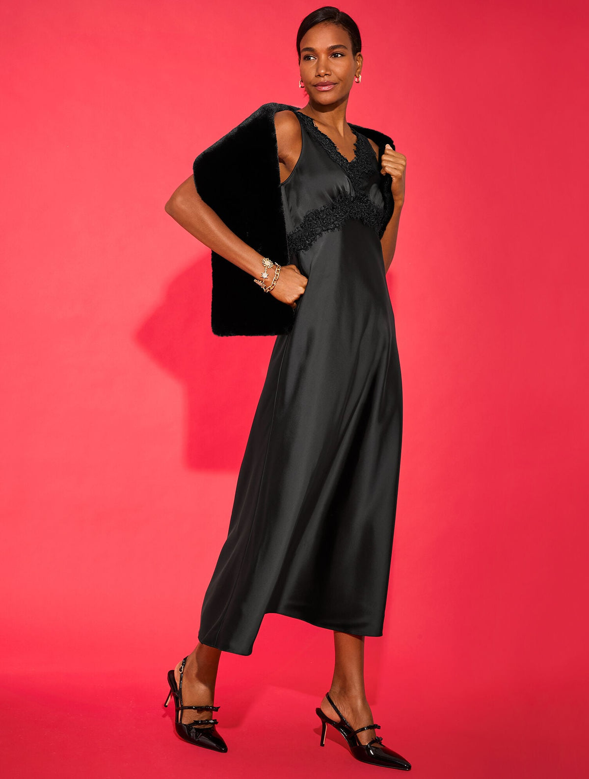 LIBBY SLINGBACK PATENT LEATHER PUMPS | Talbots