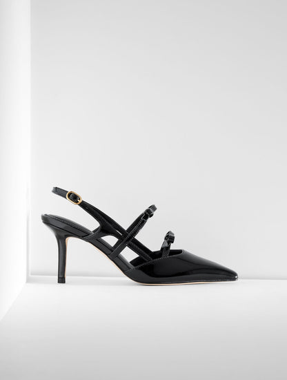 LIBBY SLINGBACK PATENT LEATHER PUMPS | Talbots