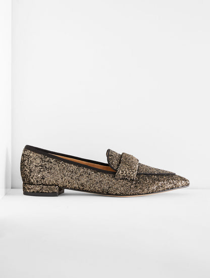 SCARLET SPARKLE POINTED TOE LOAFERS | Talbots