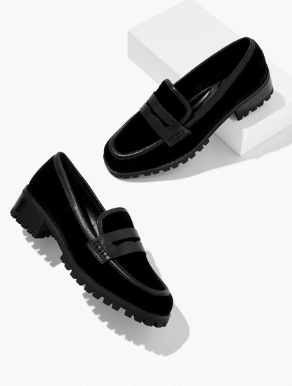 GIANNA VELVET PENNY LOAFERS | Talbots
