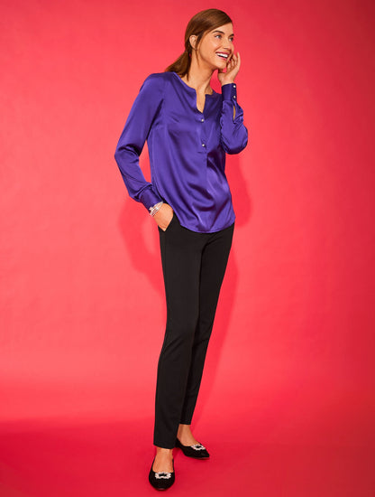 WHITLEY CRYSTAL SUEDE FLAT | Talbots